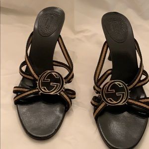 Kitten heel sandals